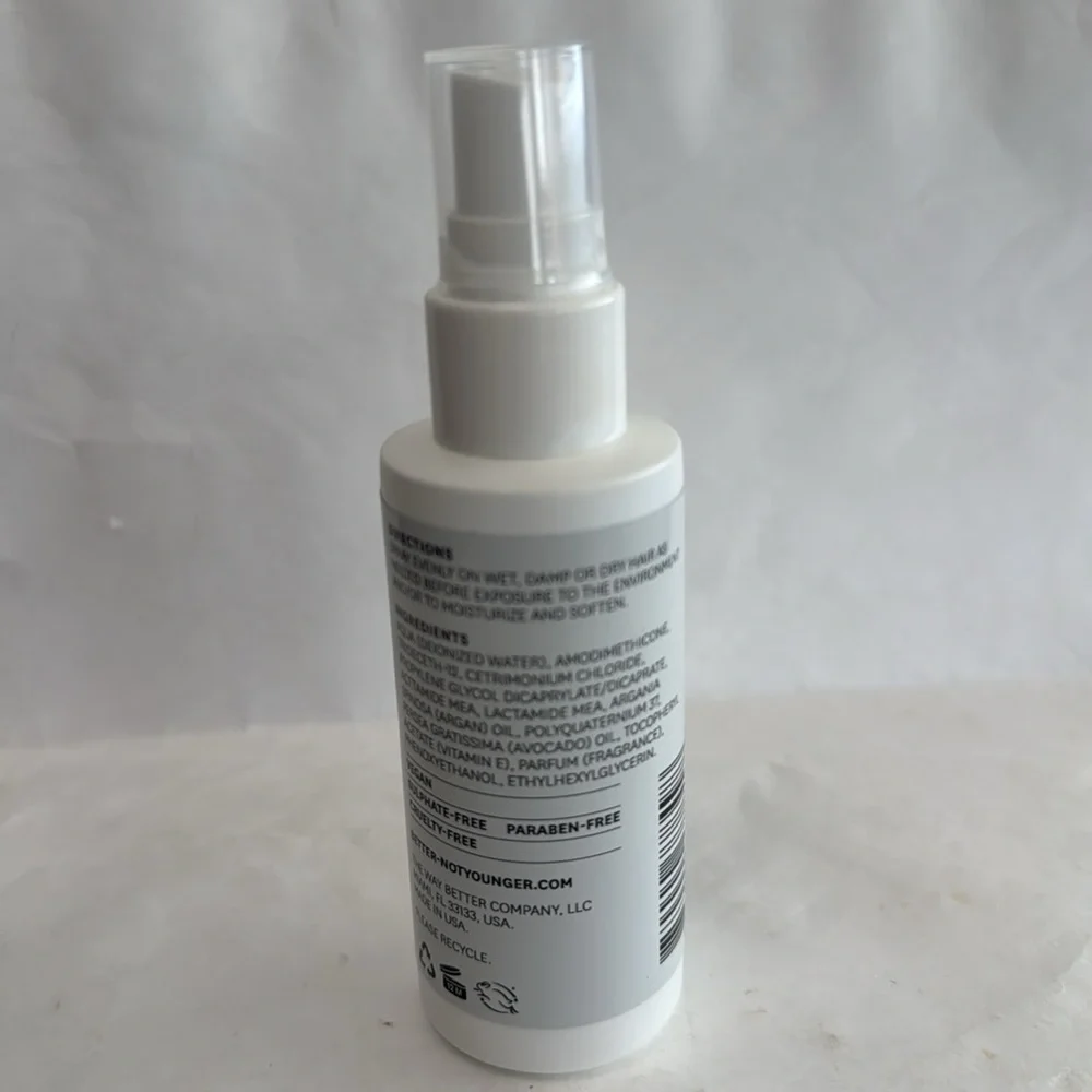 BETTER NOT YOUNGER No Remorse Heat Protection & Taming Spray 2oz NIP